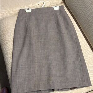 Banana Republic Brown Houndstooth Pencil Skirt